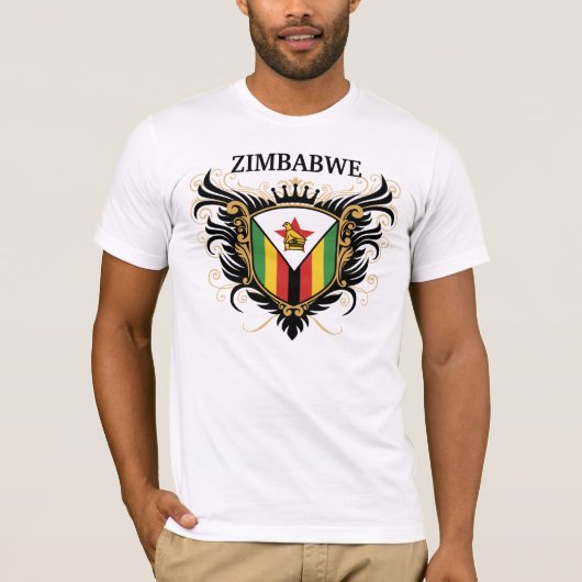 Zimbabwe [personaliseren] t-shirt (Voorkant)