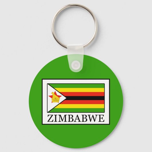 Zimbabwe Sleutelhanger (Voorkant)