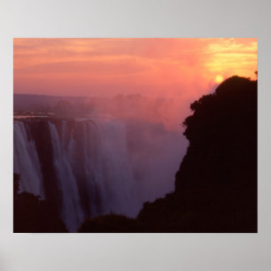 Zimbabwe, Victoria Herfst National Park. Misty Poster