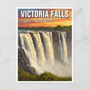Zimbabwe Victoria Herfsten Reizen Briefkaart