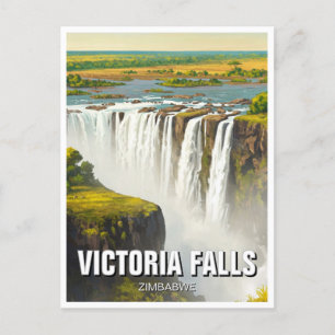 Zimbabwe Victoria Herfsten Reizen Briefkaart