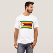 Zimbabwe Vlag T-shirt (Voorkant volledig)