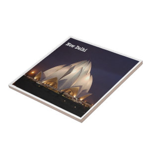 zIN023 LOTUS TEMPLE New Delhi, India, Tegeltje