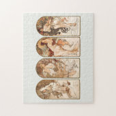 Zin : alfonen MUCHA : de zintuigen Legpuzzel (Verticaal)