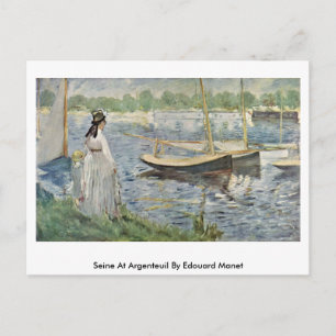 Zin in Argenteuil door Edouard Manet Briefkaart