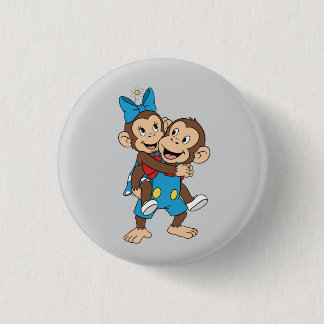 zina op mimo's rug ronde button 3,2 cm