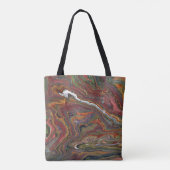 Zing 1 Acryl Abstract Geode Tas (Achterkant)
