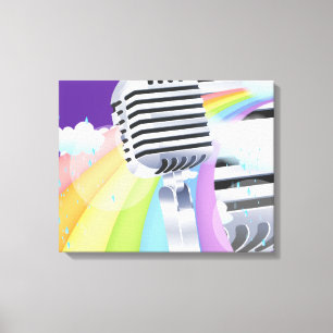 Zing als je Zingt Canvas Afdruk