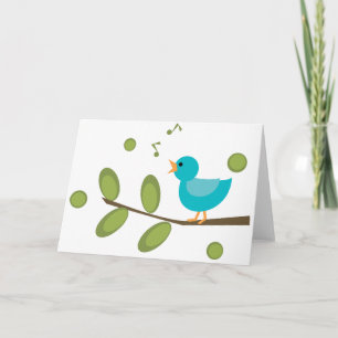 Zing een Song Bird Kaart