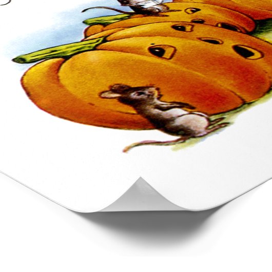 Zing een Song van Halloween Poster (Hoek)