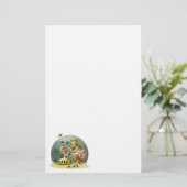 Zing een Song van Sixpence,  Nursery Rhyme Briefpapier (Staand voorkant)