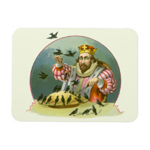 Zing een Song van Sixpence,  Nursery Rhyme Magneet