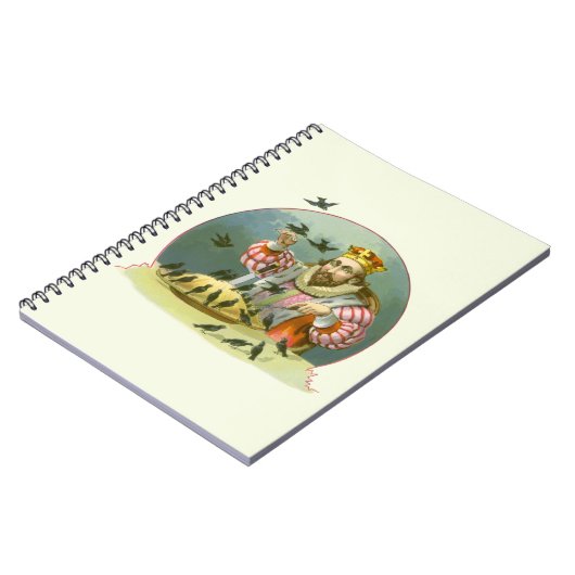 Zing een Song van Sixpence, Nursery Rhyme Notitieboek (Linkerzijde)