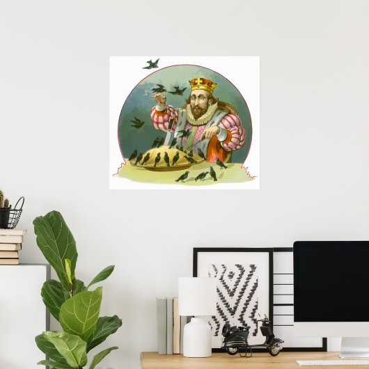 Zing een Song van Sixpence, Nursery Rhyme Poster (Thuiskantoor)