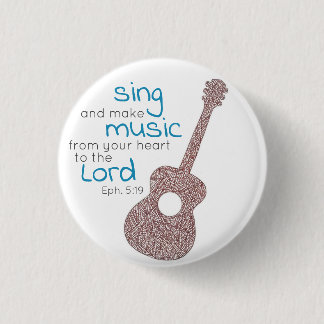 "Zing en maak muziek..." Guitar Button