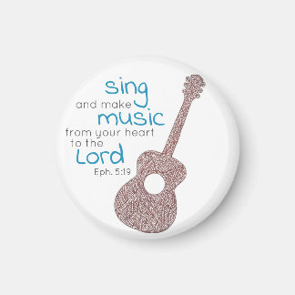 "Zing en maak muziek..." Guitar Magnet Magneet
