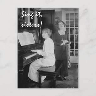 Zing het, Zussen Briefkaart
