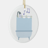 Zing in douche keramisch ornament (Rechts)