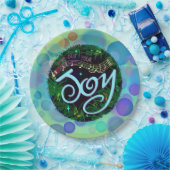 Zing je vreugde uit! papieren bordje (Feest)