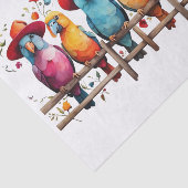 Zing langs weefsel tissuepapier (Detail)