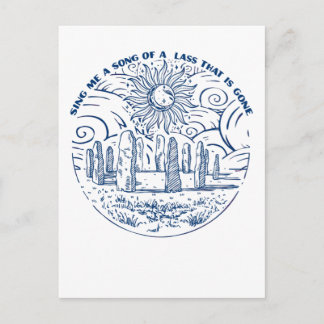 Zing me een lied briefkaart