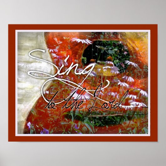 Zing naar de lord poster (Voorkant)