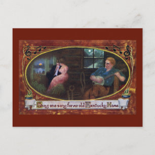 Zing One Song for My Old Kentucky Home Briefkaart