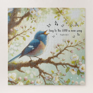 Zing tot de HEER een nieuw lied Psalm 96:1 Legpuzzel