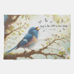 Zing tot de HEER een nieuw lied Psalm 96:1 Theedoek