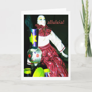 Zing van vreugde feestdagen kaart