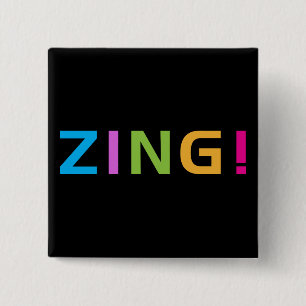 ZING! VIERKANTE BUTTON 5,1 CM