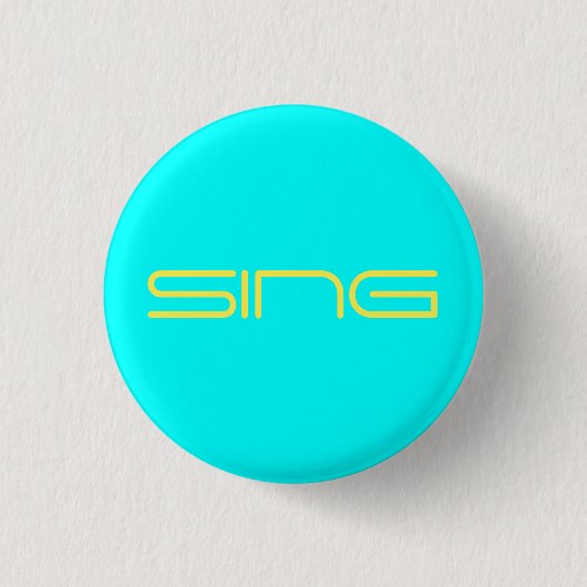 Zing voor Joy Ronde Button 3,2 Cm (Voorkant)