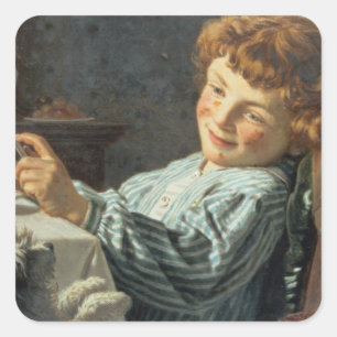 Zing voor uw Super Vierkante Sticker