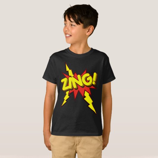 Zing, Zap, Pow!!! T-shirt (Voorkant volledig)