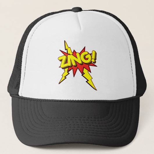 Zing, Zap, Pow!!! Trucker Pet (Voorkant)