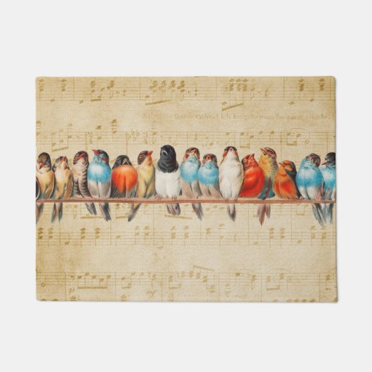 Zingen en strijken deurmat (Voorkant)