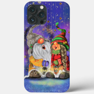 Zingen Gelukkig Kerstmis Gnomen iPhone Case