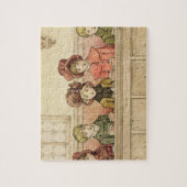 Zingen in de kerk (met papier) legpuzzel (Verticaal)