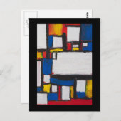 Zingen met Mondriaan Briefkaart (Voorkant / Achterkant)