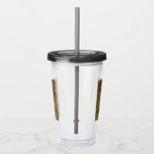 Zingen Spaanse cowboy en banjo spelen Trail Song Acryl Drinkbeker (Rechts)