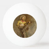 Zingen Spaanse cowboy en banjo spelen Trail Song Pingpongballen (Voorkant)