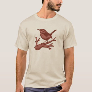 Zingen van Wren on the Dead Tree T-shirt