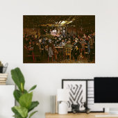 Zingend aan een Captive Crowd Poster (Thuiskantoor)