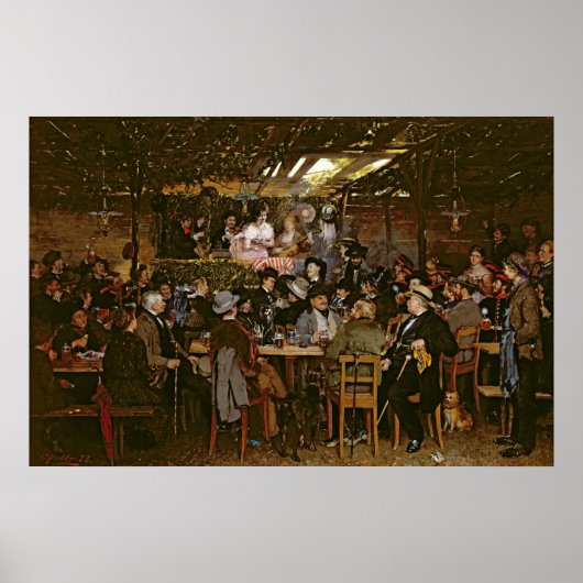 Zingend aan een Captive Crowd Poster (Voorkant)