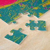 zingend gezichtsmasker legpuzzel (Zijkant)