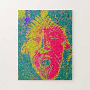 zingend gezichtsmasker legpuzzel