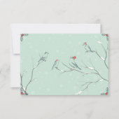 Zingend kerstlied kaart (Voorkant)