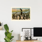 Zingende Alligators Print (Thuiskantoor)