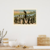 Zingende Alligators Print (Keuken)