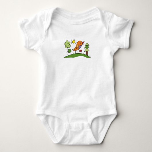 Zingende Bird Romper (Voorkant)